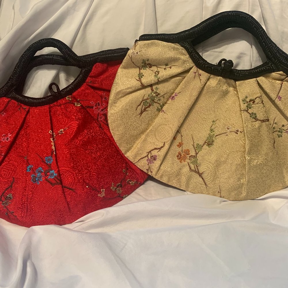 Oriental Inspired Tote Purse